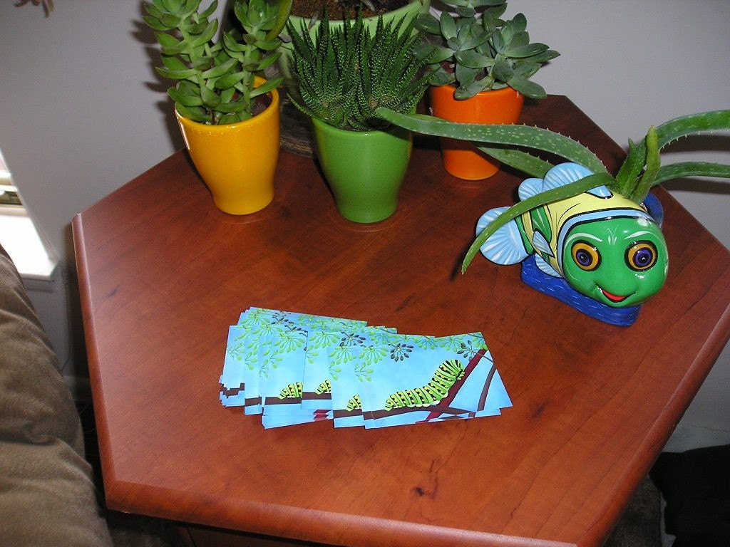 Swallowtail Caterpillar ACEO limited edition of 30