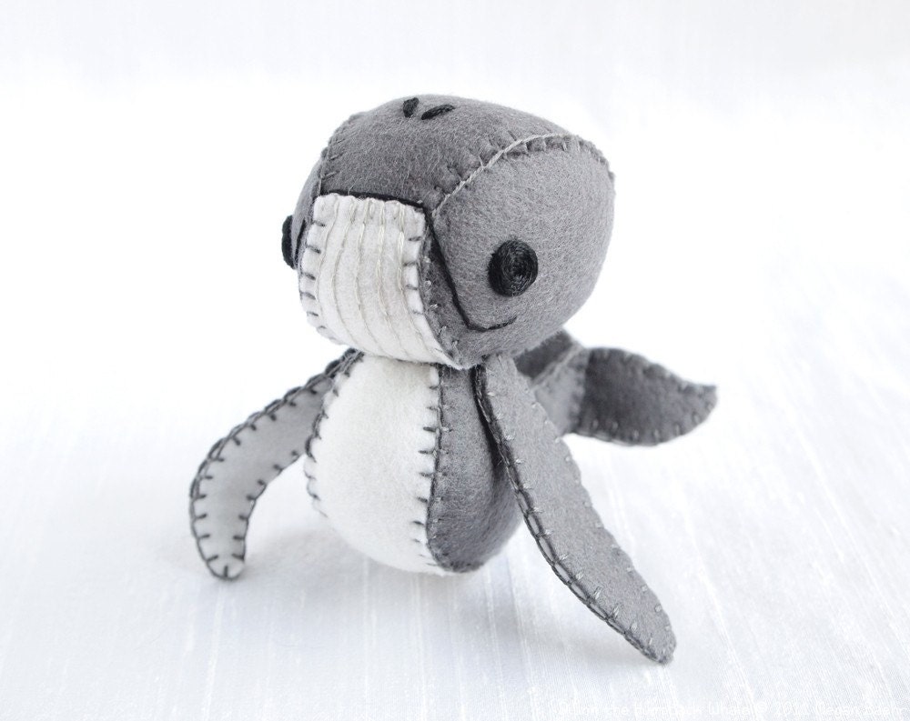 Humpback Whale Plush Art Doll, Dillon (Made to Order)