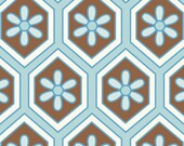 SALE---1 yard---Lindsey in Blue, London, Dena Designs, Free Spirit Fabrics