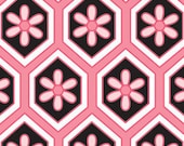 SALE---1 yard---Lindsey in Pink, London, Dena Designs, Free Spirit Fabrics
