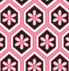SALE---1 yard---Lindsey in Pink, London, Dena Designs, Free Spirit Fabrics