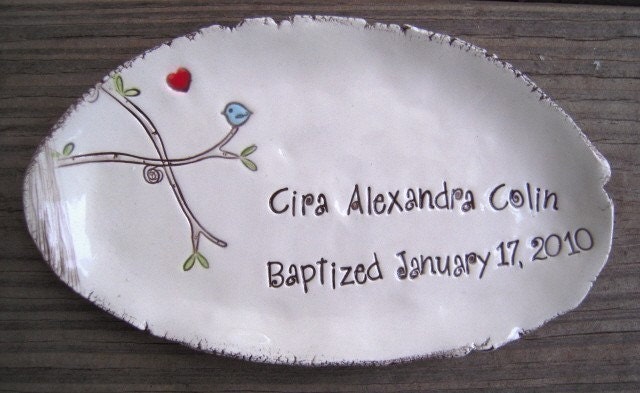 Baptism, Christening, First Communion Keepsake Dish