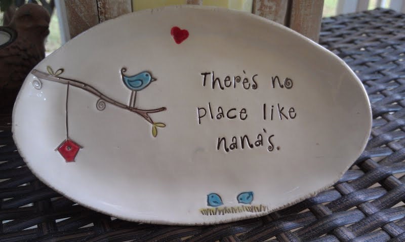 there's no place like nana's - personalized with name of your choice - Custom made to order