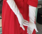 Elegant Hansen Gloves in White Cotton
