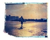 Photography Polaroid Beach Surf Ocean Vintage Art  8x10 Print