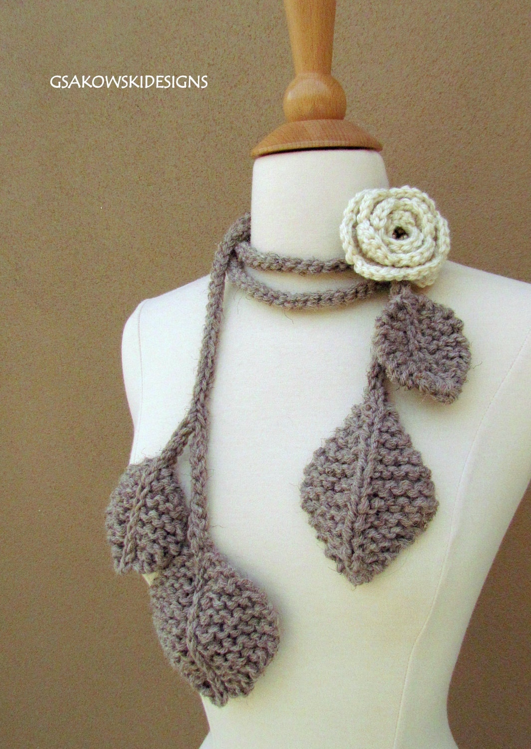 Tuscany Rose Lariat-Ivory 2 pcs set