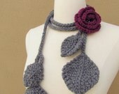 Tuscany Rose Lariat-Wild Berry