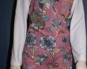 Handmade Pink Floral Apron