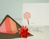 Lollipop Note Cards Personalized With Address Labels