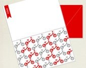 Bicycle Personalized Note Cards