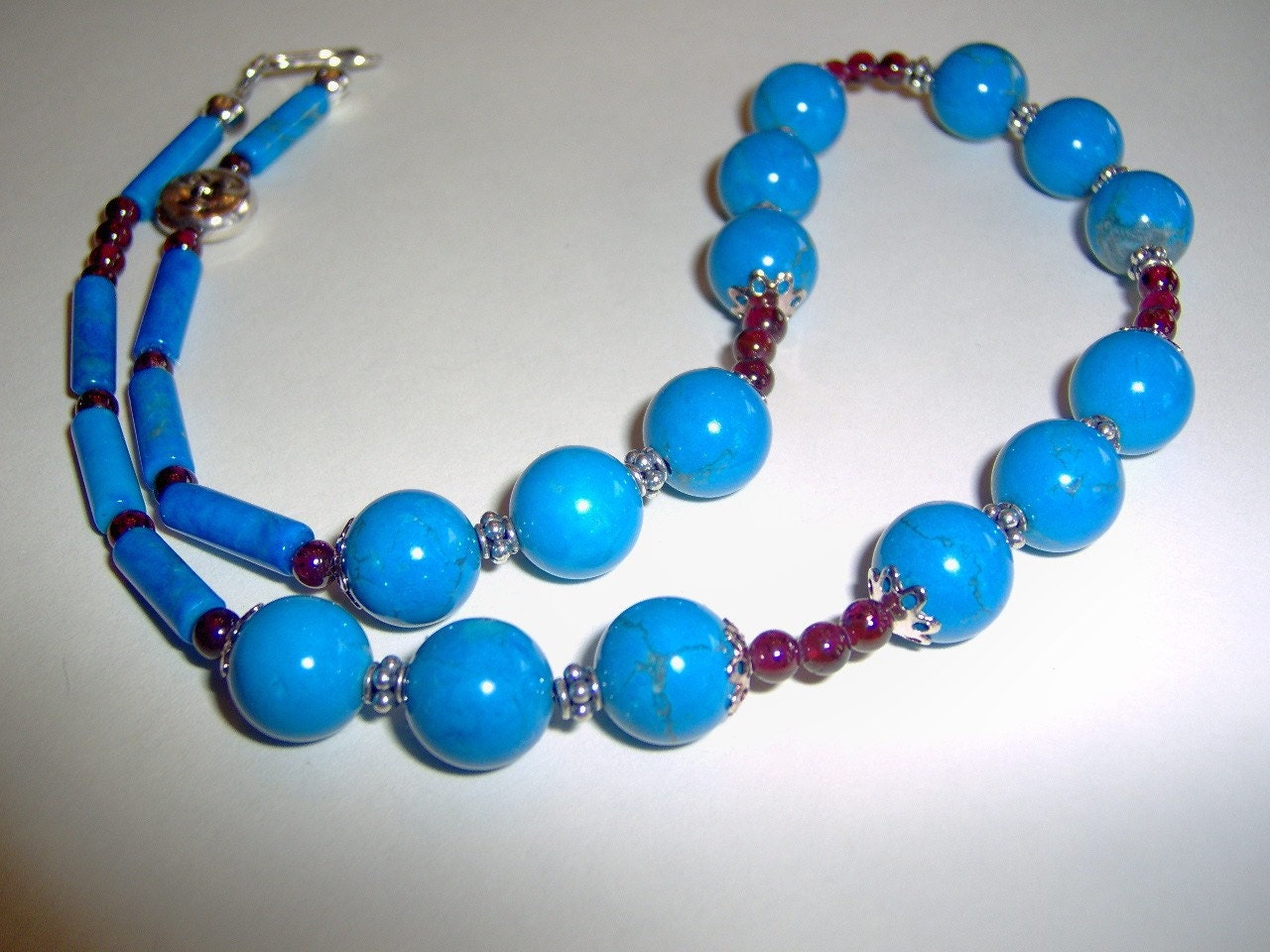 Turquoise Blue Moon Necklace
