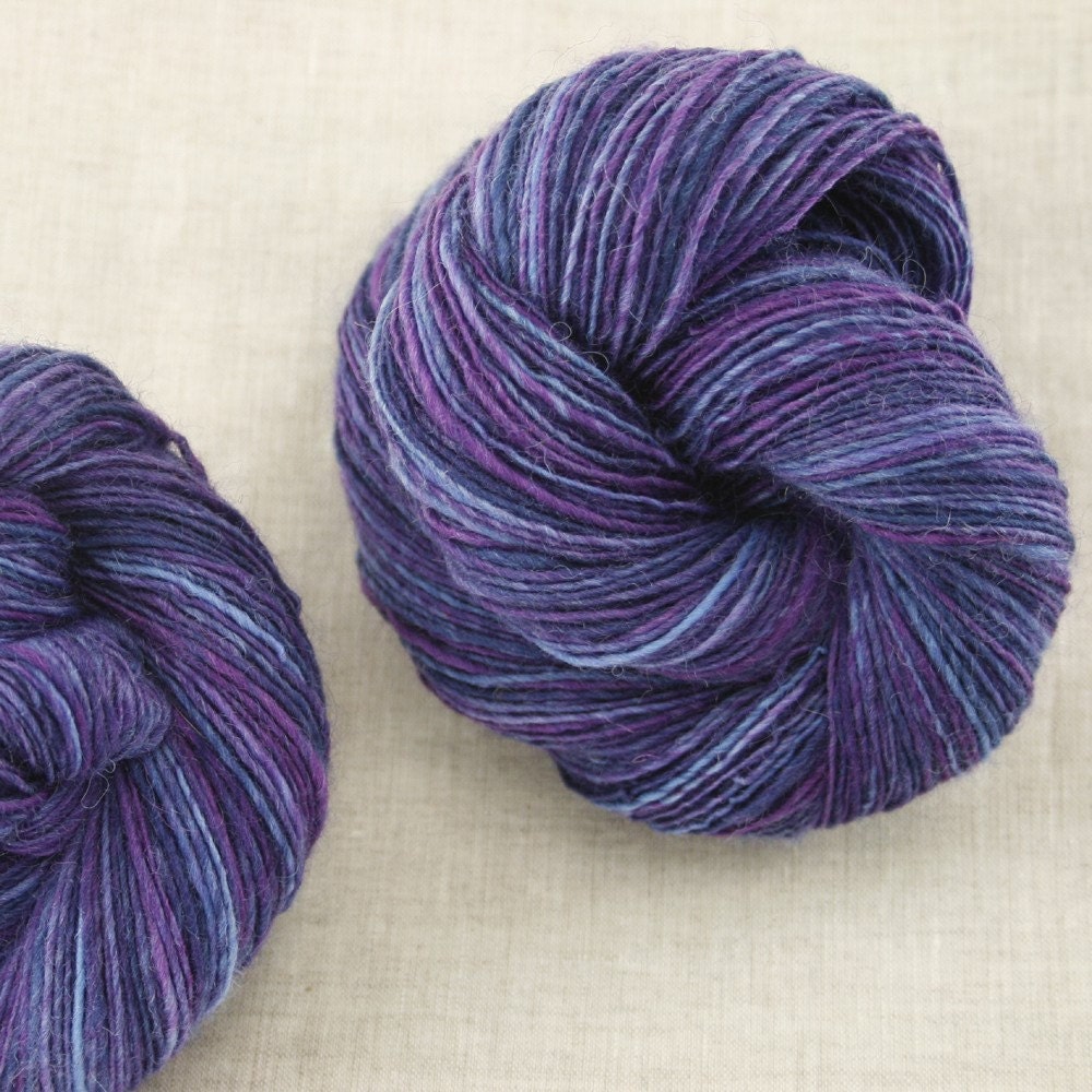Blue Monday- Handspun Yarn