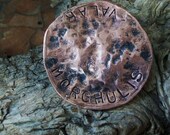 Game of Thrones inspired  Hand Hammered "Valar Morghulis" Coin