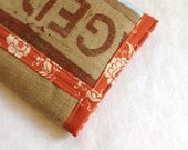 Laptop Case -- 13 inch Macbook and Macbook Pro -- Coffee Bag Sleeve -- padded with pocket