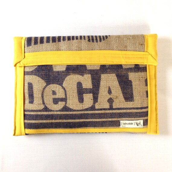 Laptop Case -- 15 inch Macbook and Macbook Pro Case -- Coffee Bag Sleeve -- padded with pocket