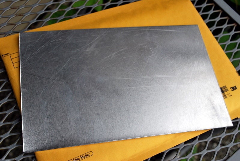 20Gauge  Aluminum sheet  8" x 5" FREE SHIPPING