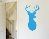 Deer with Antlers - vinyl wall decals graphic stickers