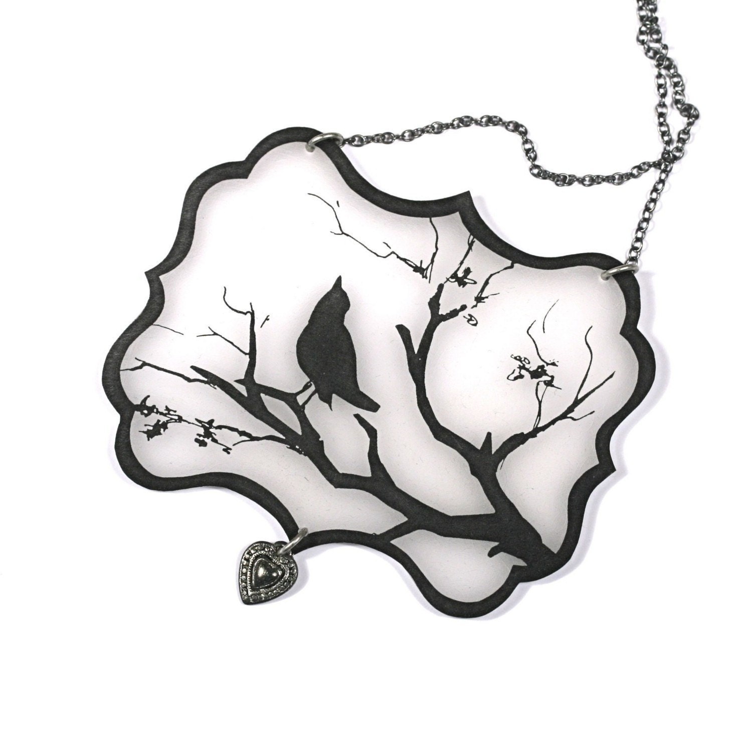 Bird Silhouette Necklace