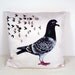 Euro Sham Pillow case Pigeon 26x26inch 66x66cm - throw pillow - pillow sham - Custom order for kolibrichan