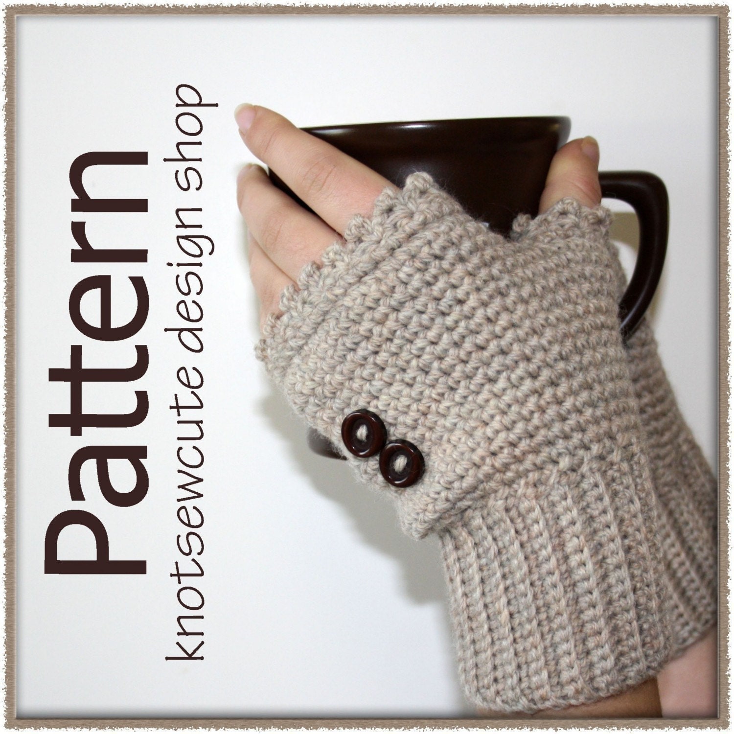 Ladies Fingerless Mitts - Crochet Pattern (PDF) - INSTANT DOWNLOAD