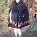 1960s sweater cape / 60s holiday cape