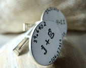 Here and Now Wedding Day Cuff Links
