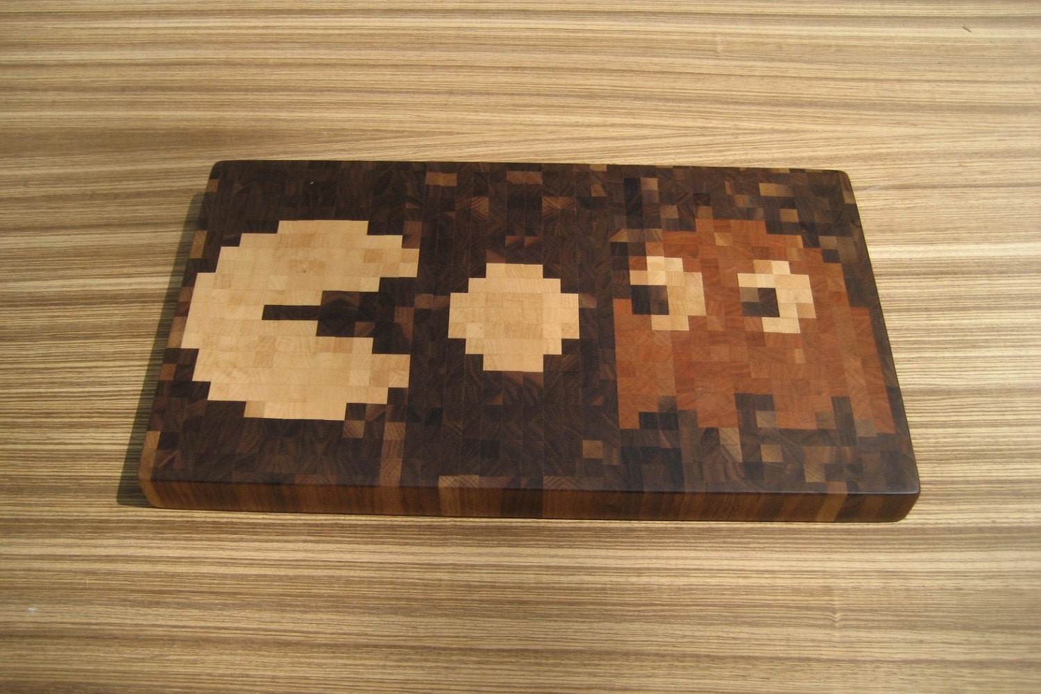 PacMan Cutting Board (With Blinky (or possibly Clyde))
