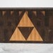 Triforce End-Grain Cutting Board