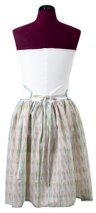 Spring Lines Tube Dress