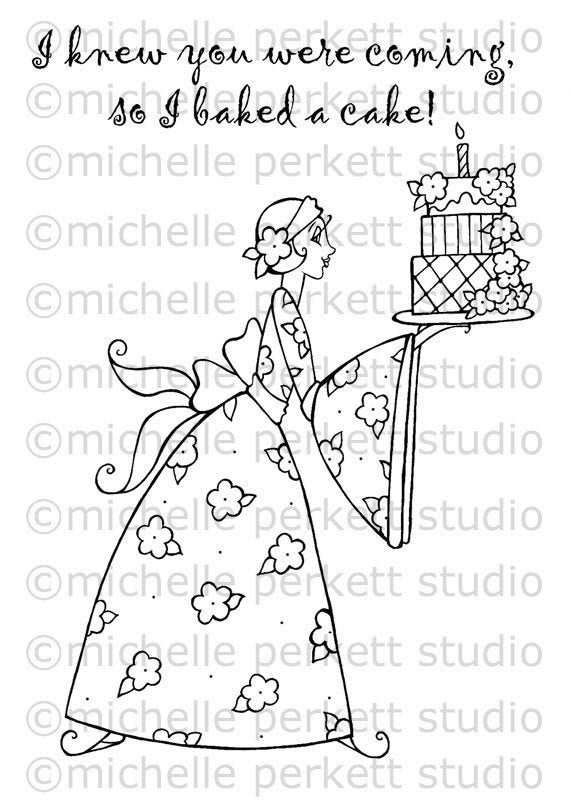 DIGITAL STAMP - Bella the Baker