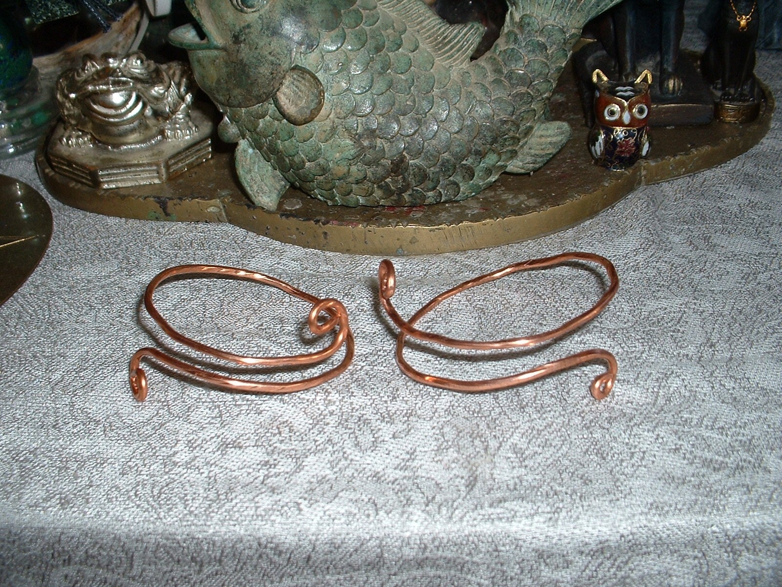 Labyrinth Spiral Copper Wellbeing Bracelet