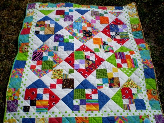 Baby or lap quilt- Patchwork Picnic
