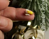 Pixie Yellow BumbleBabe - Handmade Micro-Mini Tiny Collector's Gift or Scale Ornament