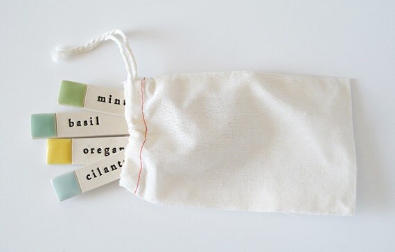 herb garden labels.