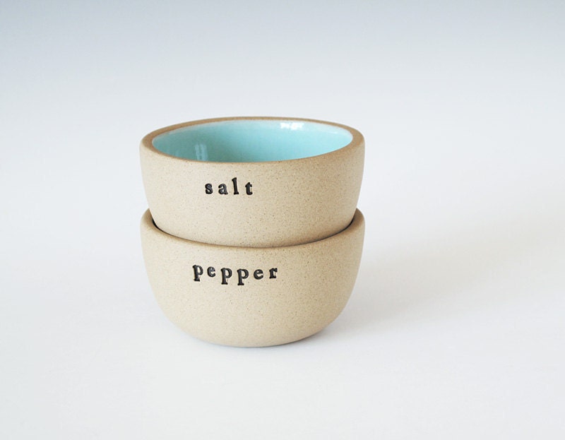 salt and pepper bowls.