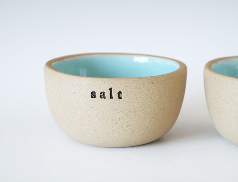 salt and pepper bowls.