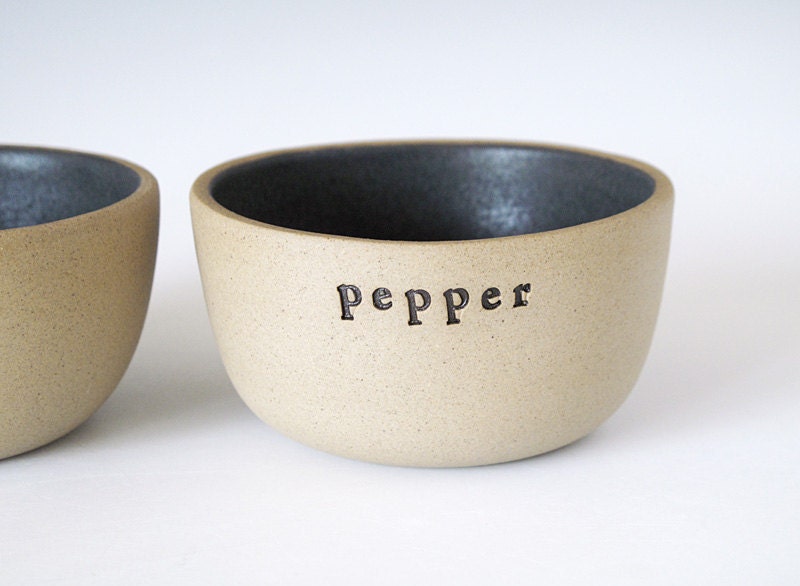 salt and pepper bowls.