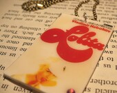 Classic Lolita Book Cover Necklace
