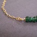 Lucky Bracelet, Gold Filled and Green Avanturine