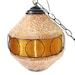 Vintage Orange Spaghetti Spun Glass Swag Lamp Retro Spaghetti Light  Home Decor Lighting