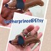 Jemma the dachshund Leather Keychain ( Brown )