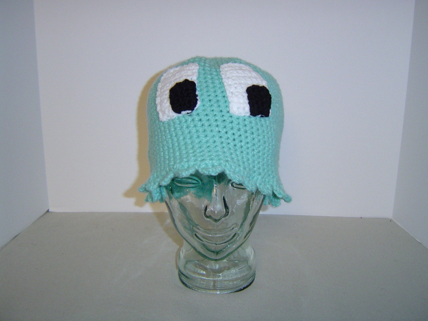 Inky-Light Blue Ghost Hat - MADE TO ORDER