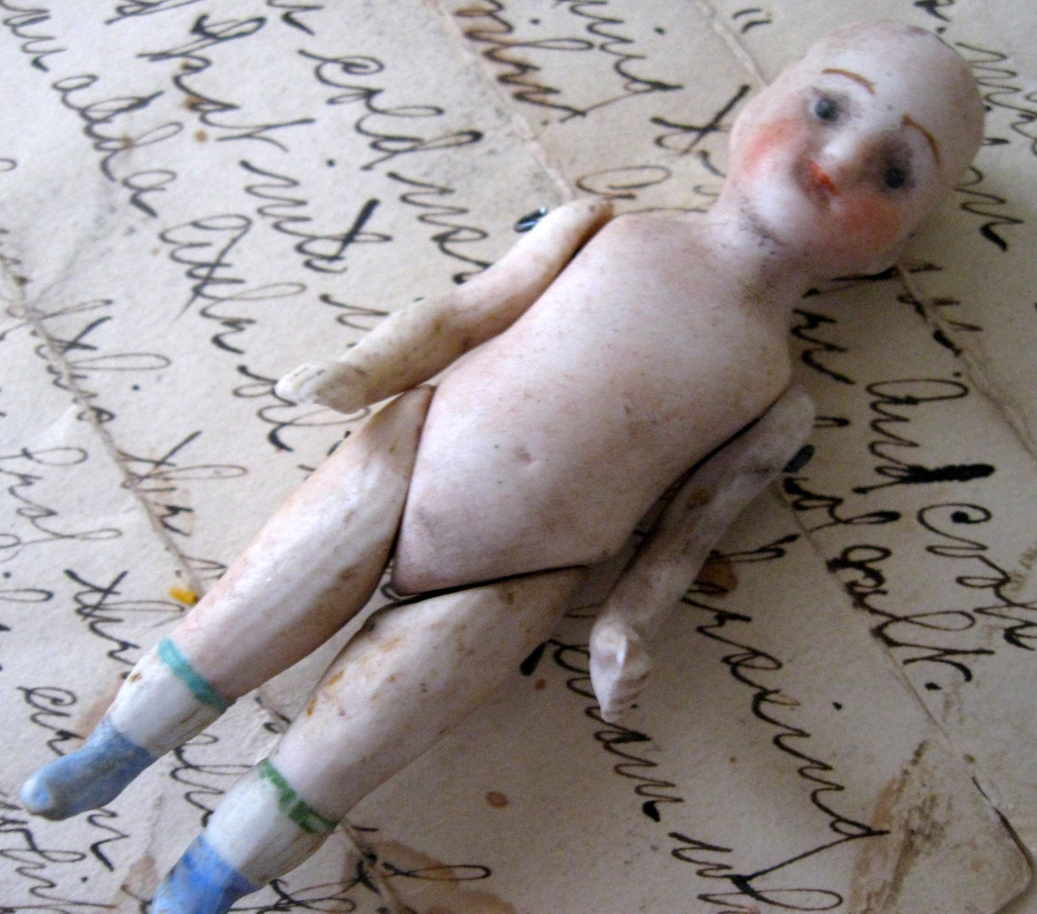 Jointed Bisque Miniature German Doll