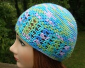 Immediate Download - PDF Crochet Pattern for the Kufi Style Beanie Cap - Unisex
