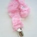 Gorgeous Shabby Chic Rosettes Baby Girl Pacifier Binkie Clip - Pink Rosettes
