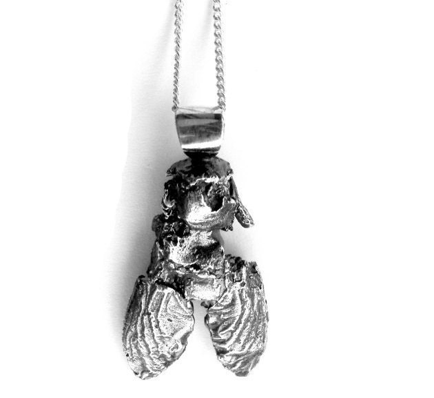 Fly Insect Silver Necklace Pendant