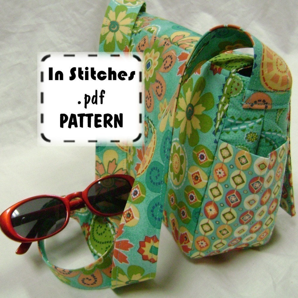 Cross Body Purse PDF Sewing Pattern - Small Joey Shoulder Bag EASY Instructions Tutorial