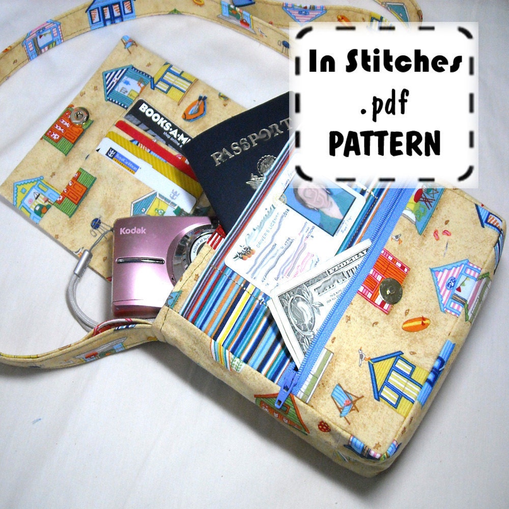 PDF Purse Pattern Small Adventure Bag EASY instructions DIY Purse Tutorial
