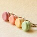 Dessert Jewelry - French Macaron Ring (Colors of Flowers Series) - Gift Under 25