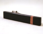 Tie Bar - African Gaboon Ebony with M3 Copper Accent (TB-327)